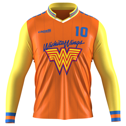 Wings 45th Anniversary Customized Jersey - Orange